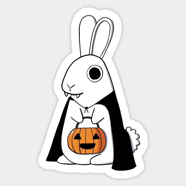 Vampire Bun Bun Sticker by Summer Child Designs